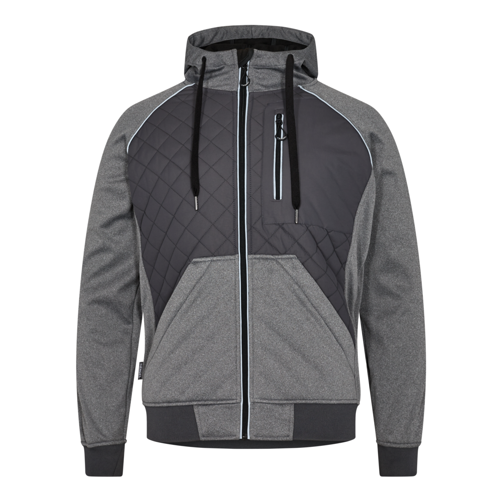 X-treme softshelljakke med hætte, Antrazitgrå - Herre - Engel Workwear - 1361-207-79