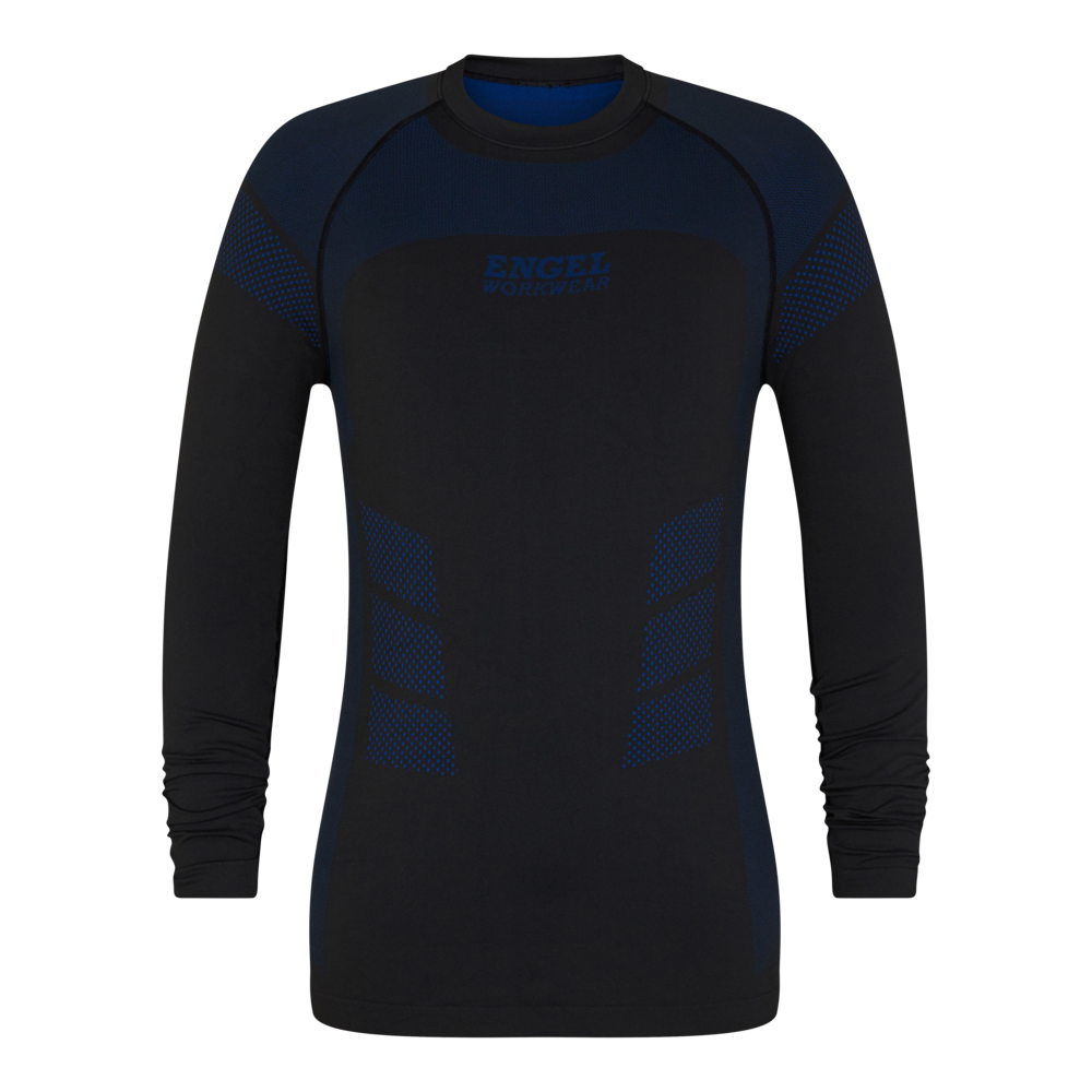 Bambus sømløs undertrøje, Sort - Herre - Engel Workwear - 7260-239-20