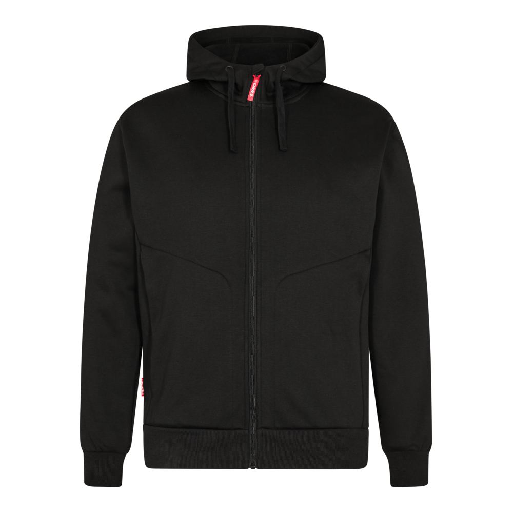 Extend sweatshirt med hætte, Sort - Herre - Engel Workwear - 8023-233-20