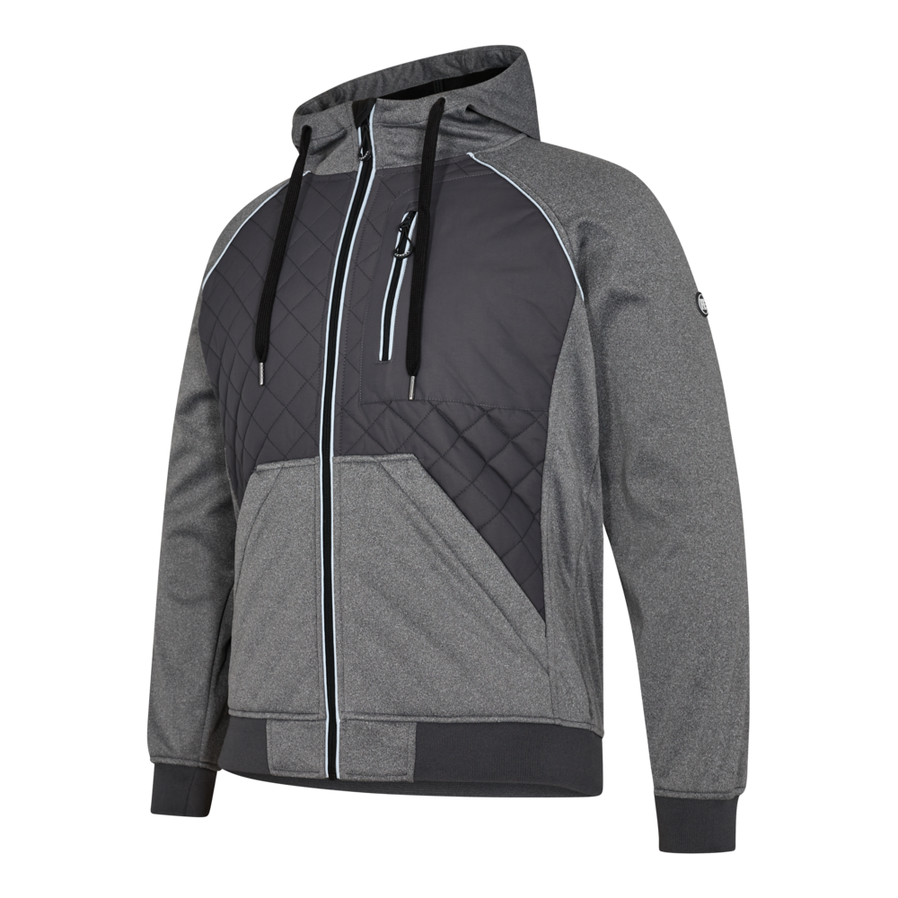 X-treme softshelljakke med hætte, Antrazitgrå - Herre - Engel Workwear - 1361-207-79