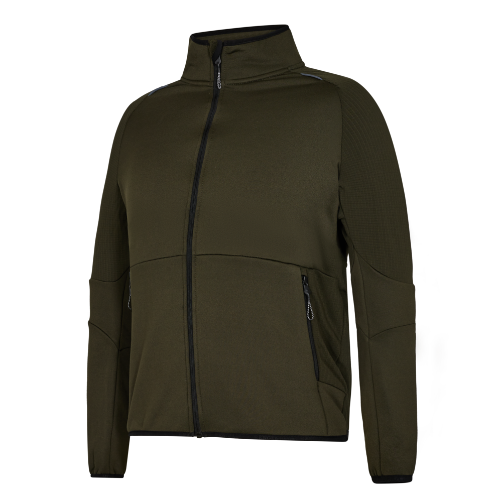 X-treme midlayer cardigan, Forest Green - Herre - Engel Workwear - 8371-602-53