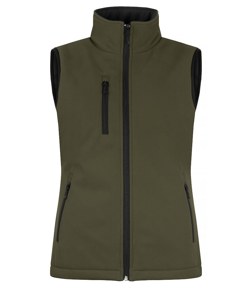 Foret dame softshellvest, Grøn - Clique 020959