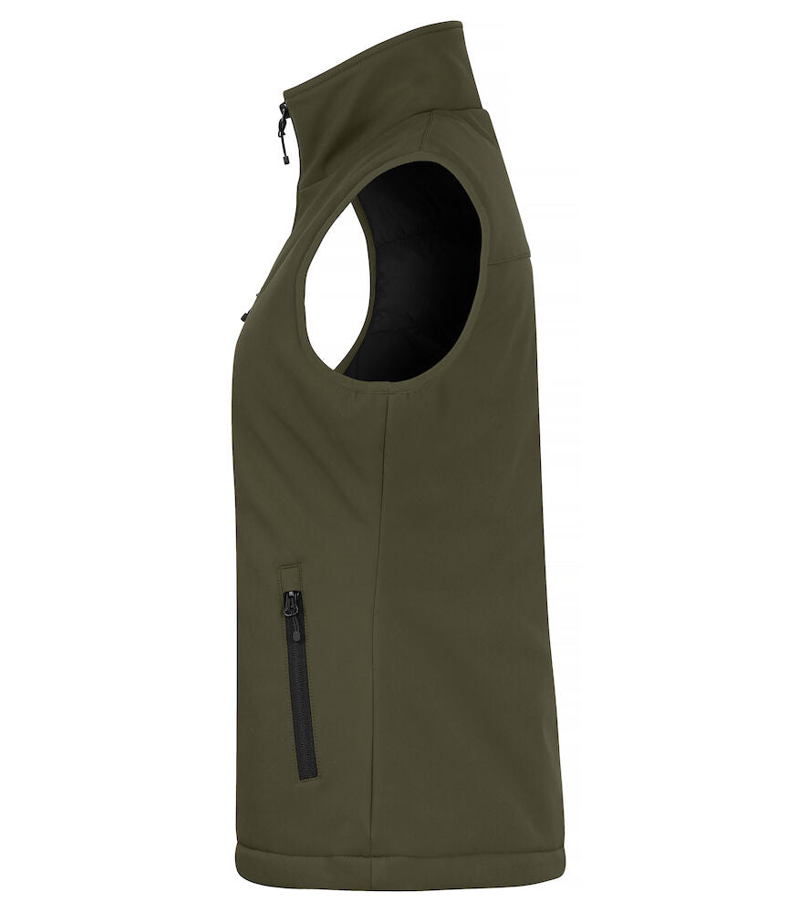 Foret dame softshellvest, Grøn - Clique 020959