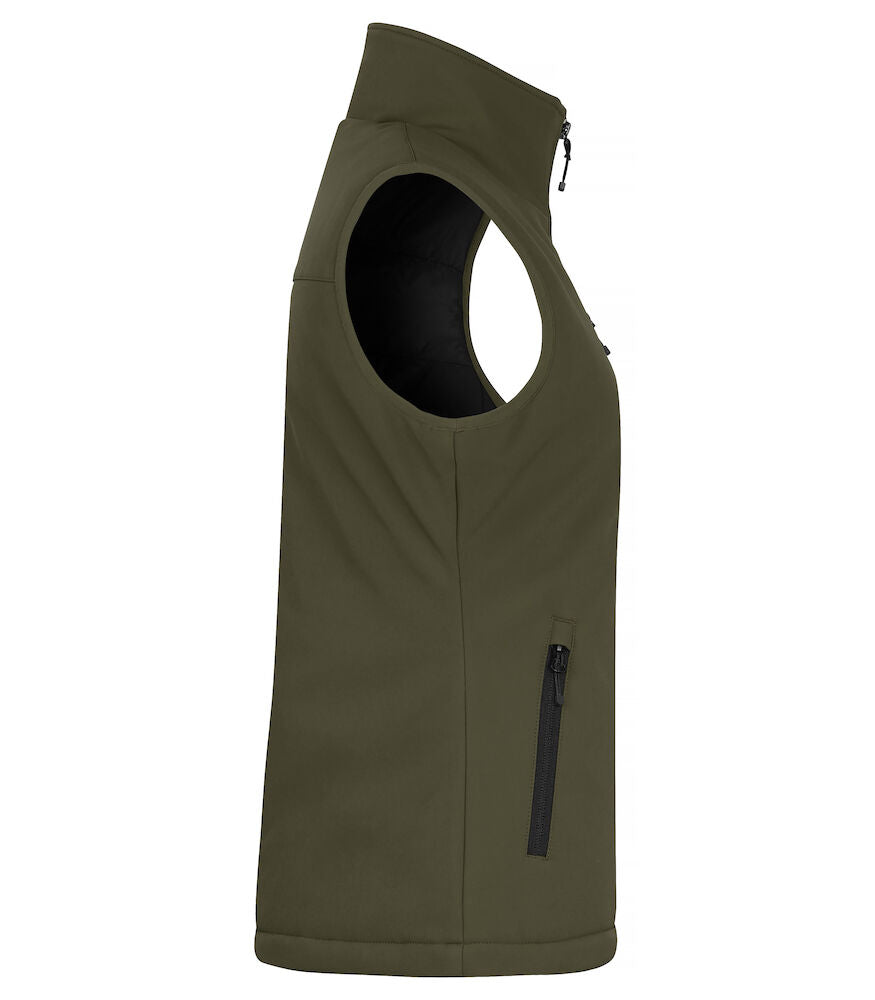 Foret dame softshellvest, Grøn - Clique 020959