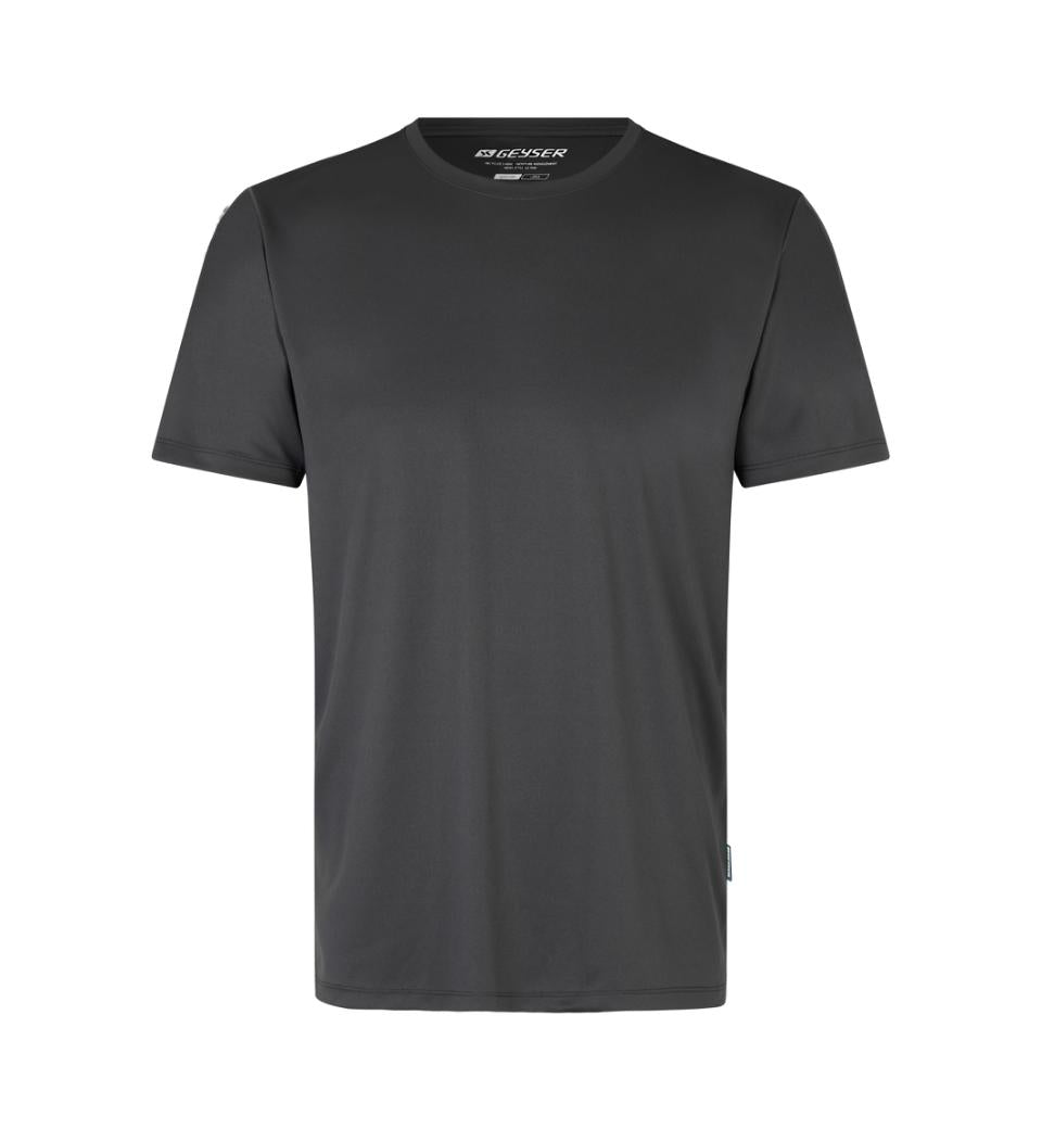Perfekt running T-shirt Herre, Koks grå - G21040
