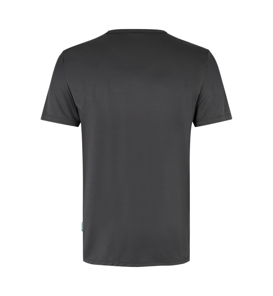 Perfekt running T-shirt Herre, Koks grå - G21040