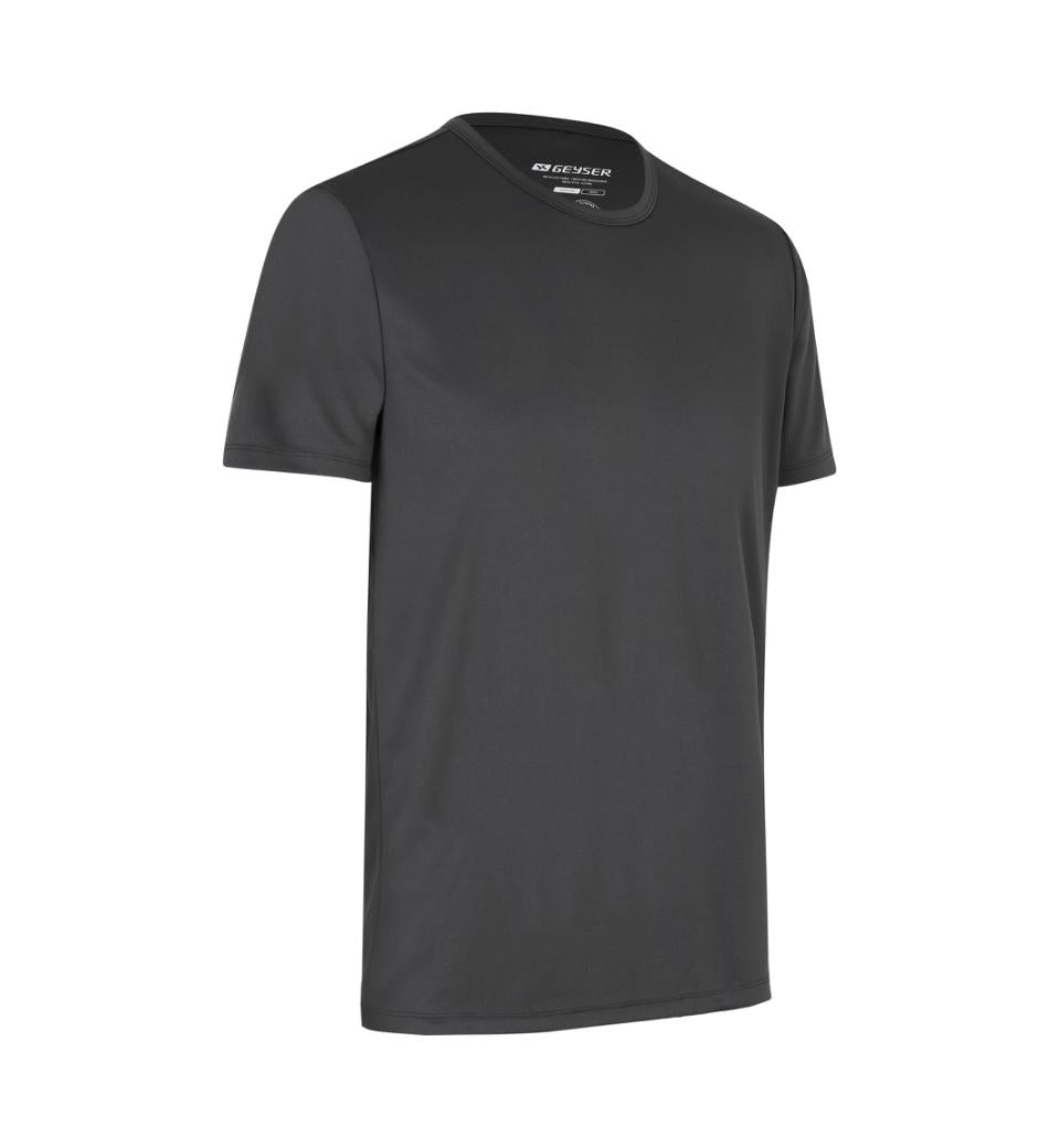 Perfekt running T-shirt Herre, Koks grå - G21040