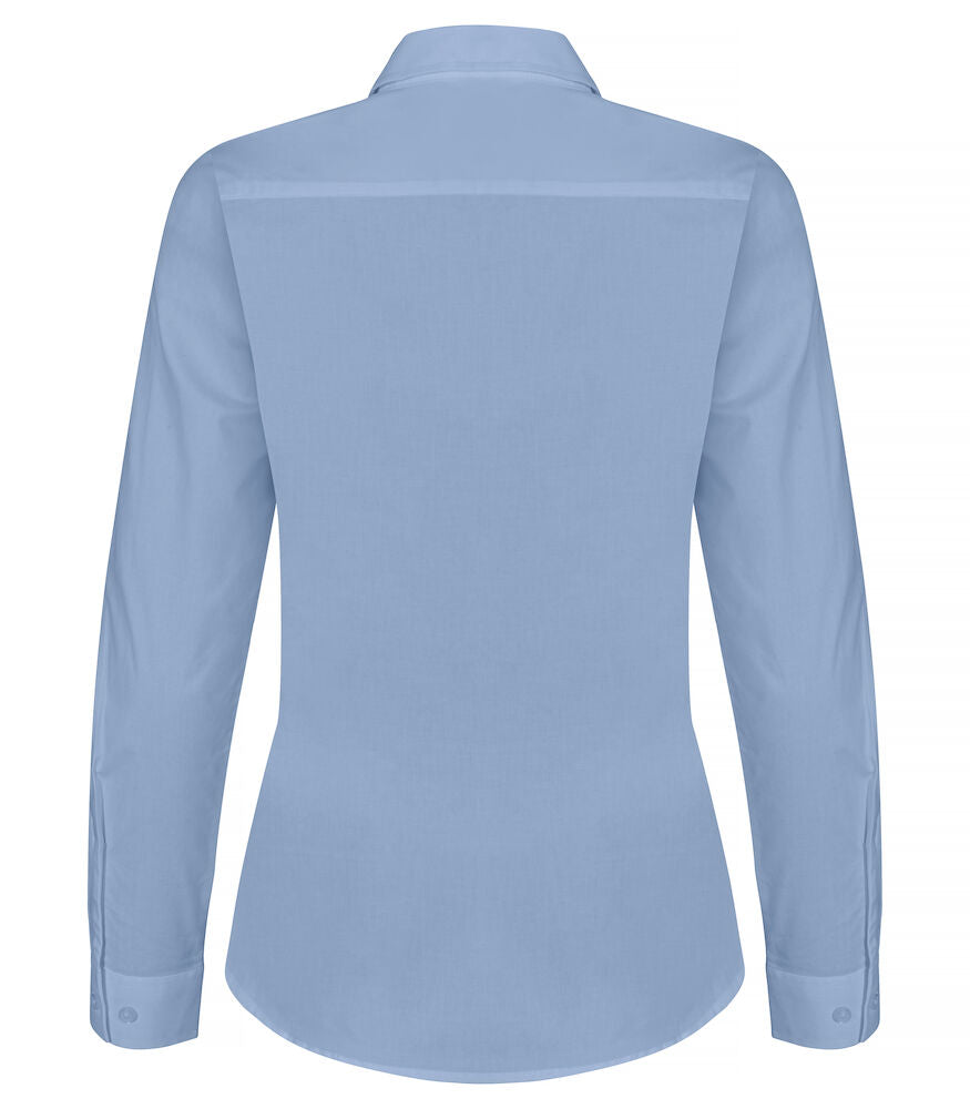 Dame Stretch Shirt, Lys blå - Clique 027961