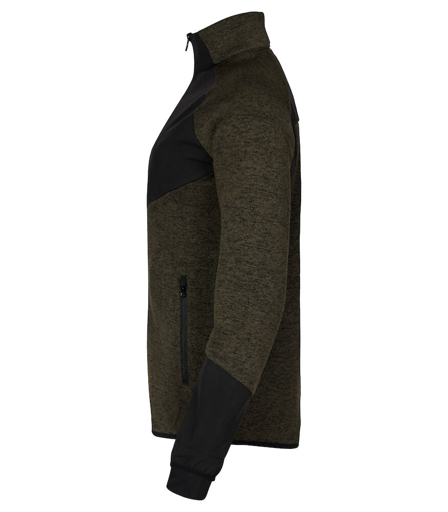 Haines Fleecejakke - Dame - Mørk Grøn - Clique 023947