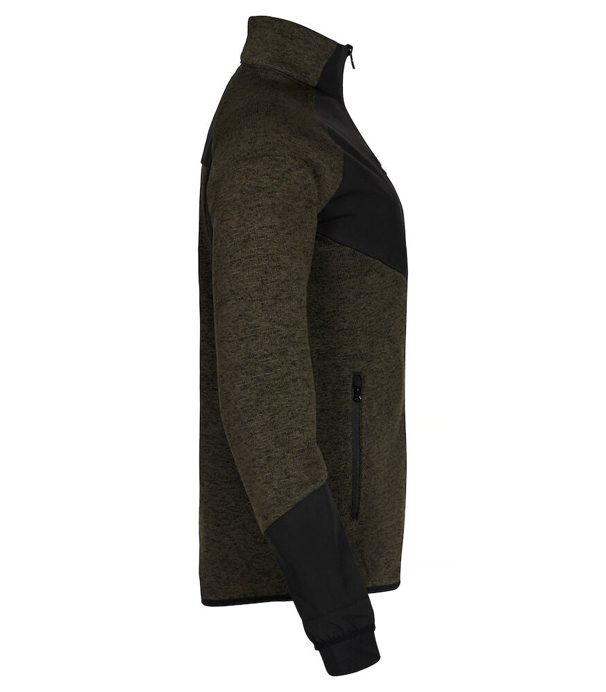 Haines Fleecejakke - Dame - Mørk Grøn - Clique 023947