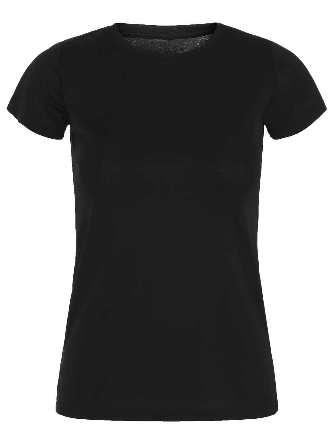 Trænings T-shirt Dame, Sort