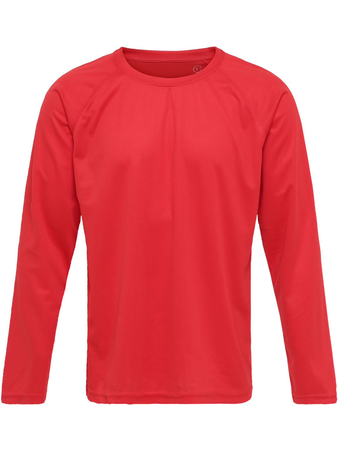 Langærmet Trænings T-shirt Herre, Rød