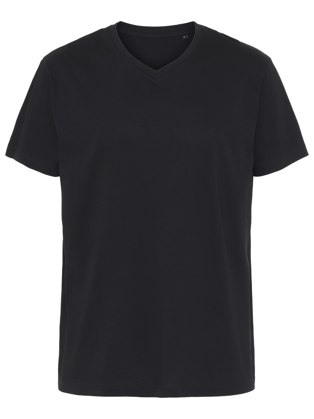 Comfort V-neck T-shirt Herre, Sort