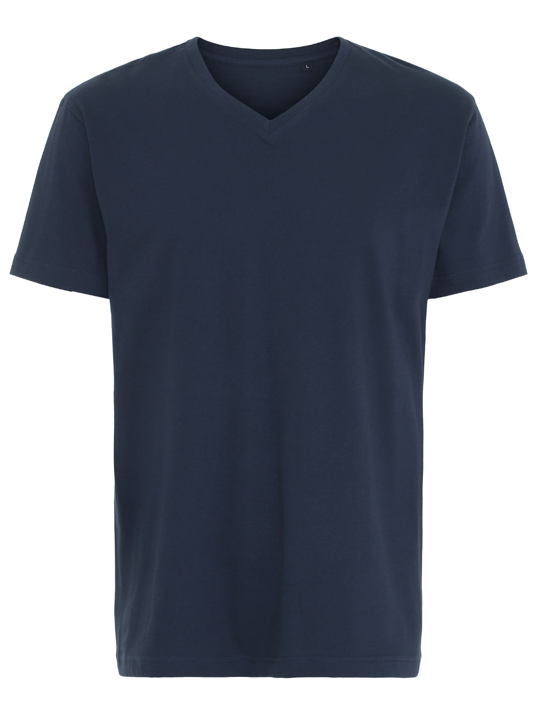 Comfort V-neck T-shirt Herre, Navyblå