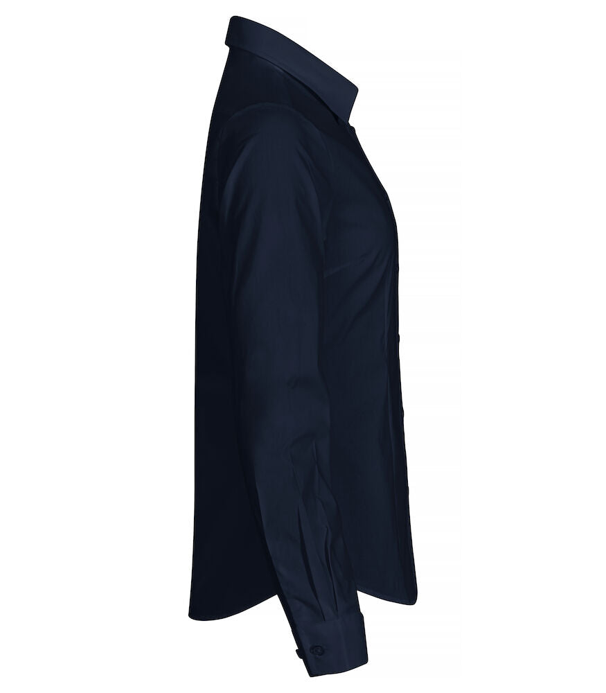 Dame Stretch Shirt, Navy - Clique 027961