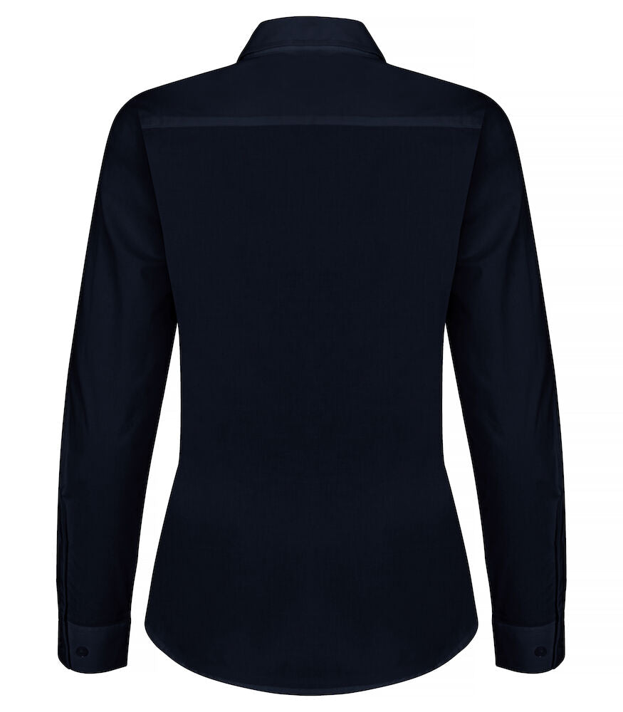 Dame Stretch Shirt, Navy - Clique 027961