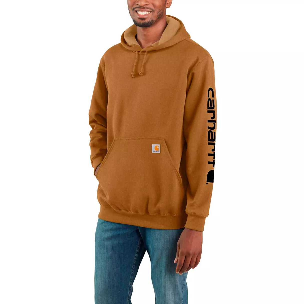 Midweight hættetrøje, Herre, Carhartt Brown - Carhartt K288 - BRN
