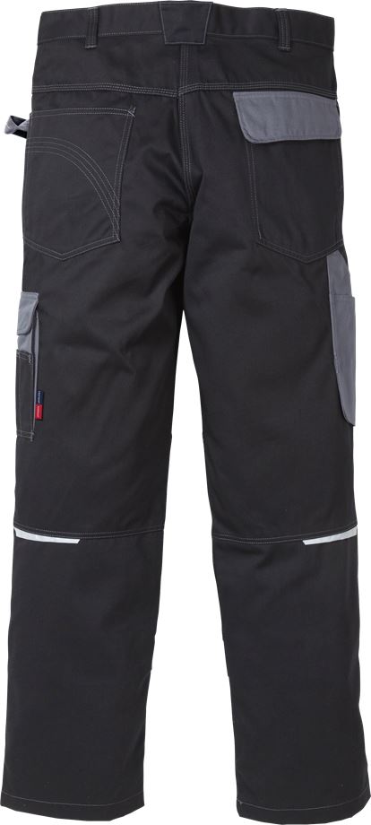 Kansas Icon arbejdsbukser, Sort/Grå - 100805