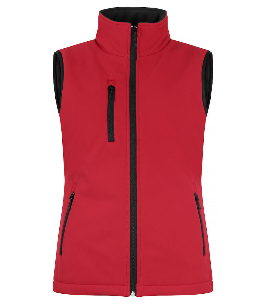 Foret dame softshellvest, Rød - Clique 020959