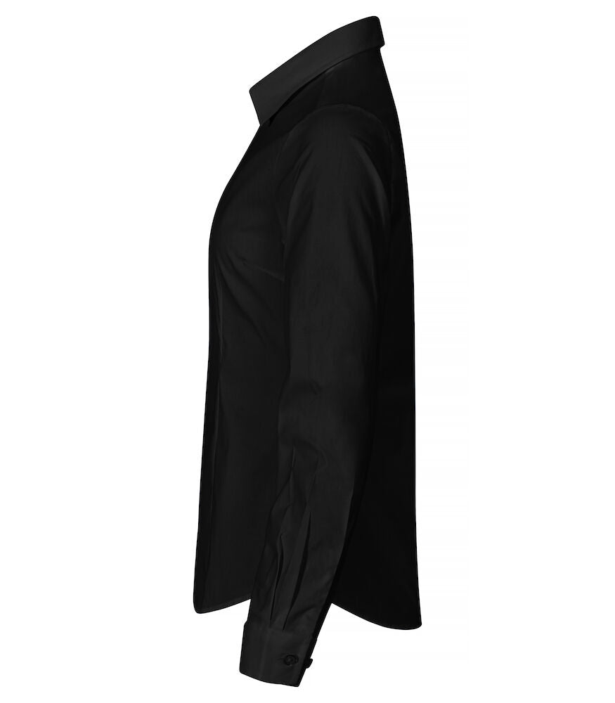 Dame Stretch Shirt, Sort - Clique 027961