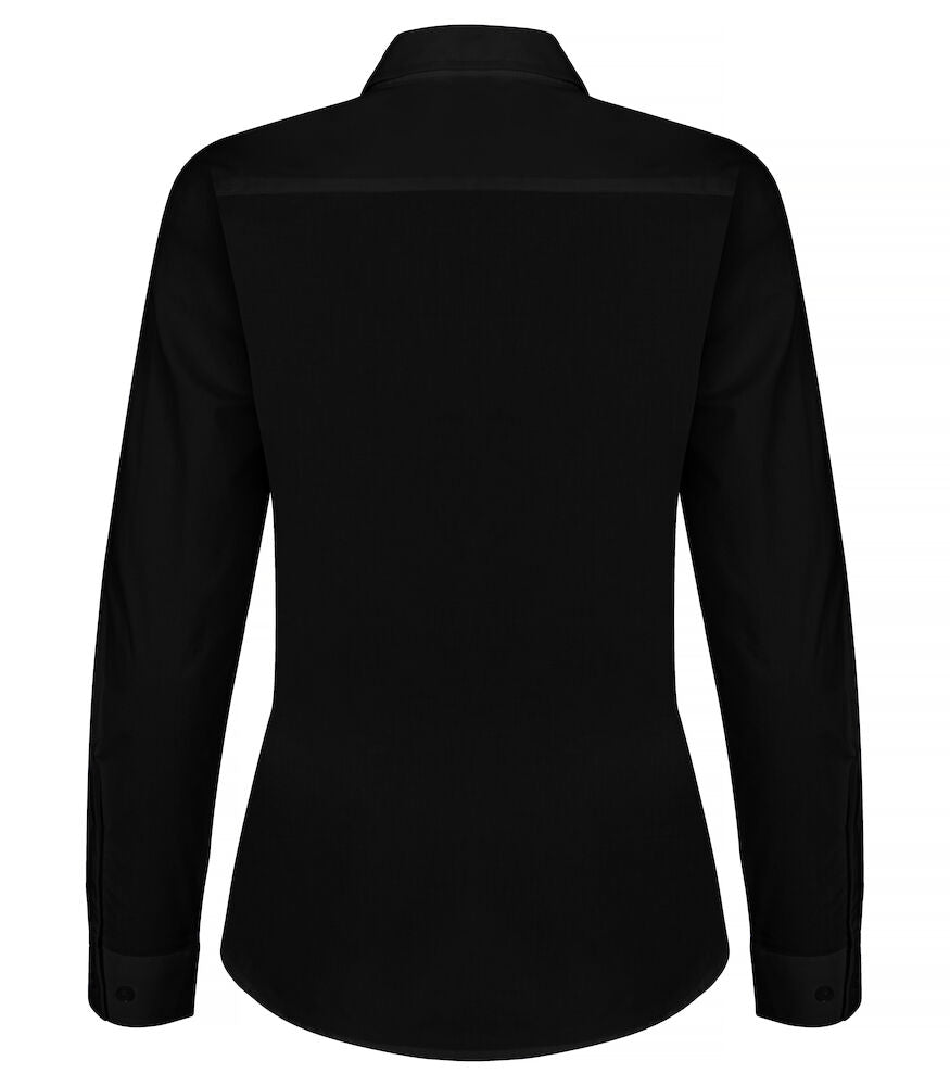 Dame Stretch Shirt, Sort - Clique 027961