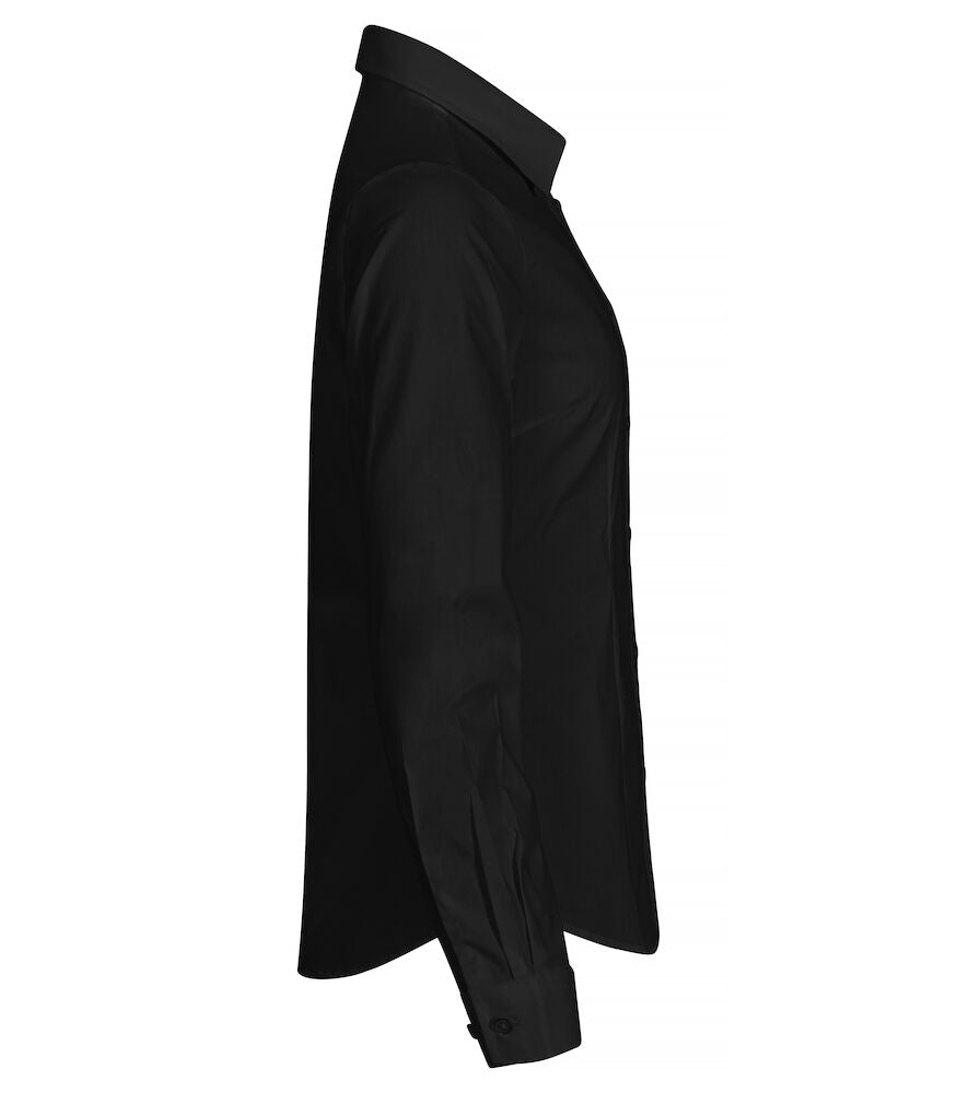 Dame Stretch Shirt, Sort - Clique 027961