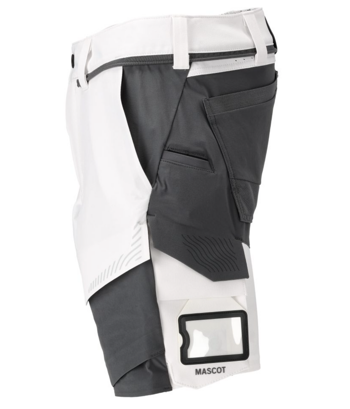 Customized Arbejdsshorts Full Stretch, Herre, Hvid/Grå - Mascot 22149-605-5689
