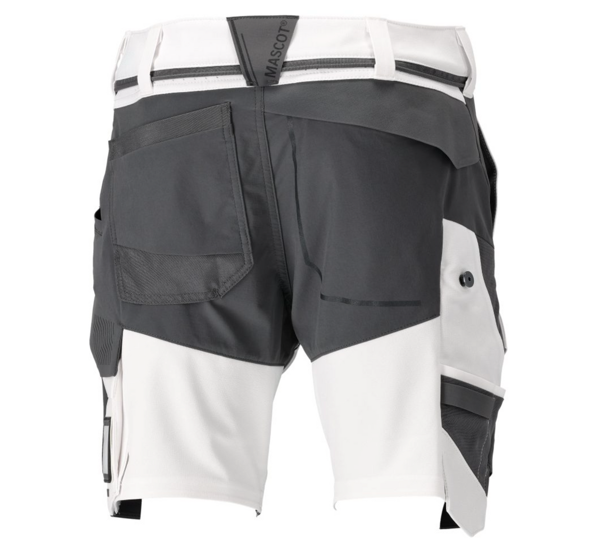 Customized Arbejdsshorts Full Stretch, Herre, Hvid/Grå - Mascot 22149-605-5689