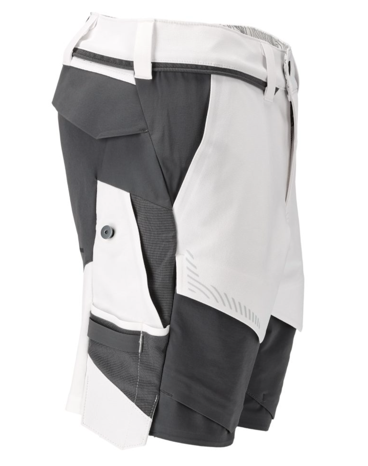 Customized Arbejdsshorts Full Stretch, Herre, Hvid/Grå - Mascot 22149-605-5689