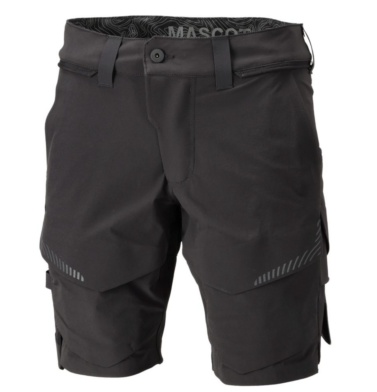 Customized Arbejdsshorts Full Stretch, Herre, Sort - Mascot 22149-605-5689