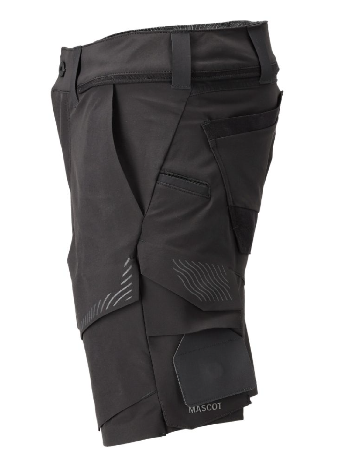 Customized Arbejdsshorts Full Stretch, Herre, Sort - Mascot 22149-605-5689