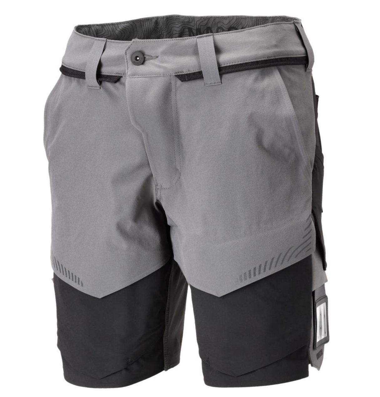 Customized Arbejdsshorts Full Stretch, Herre, Grå/Sort - Mascot 22149-605-5689