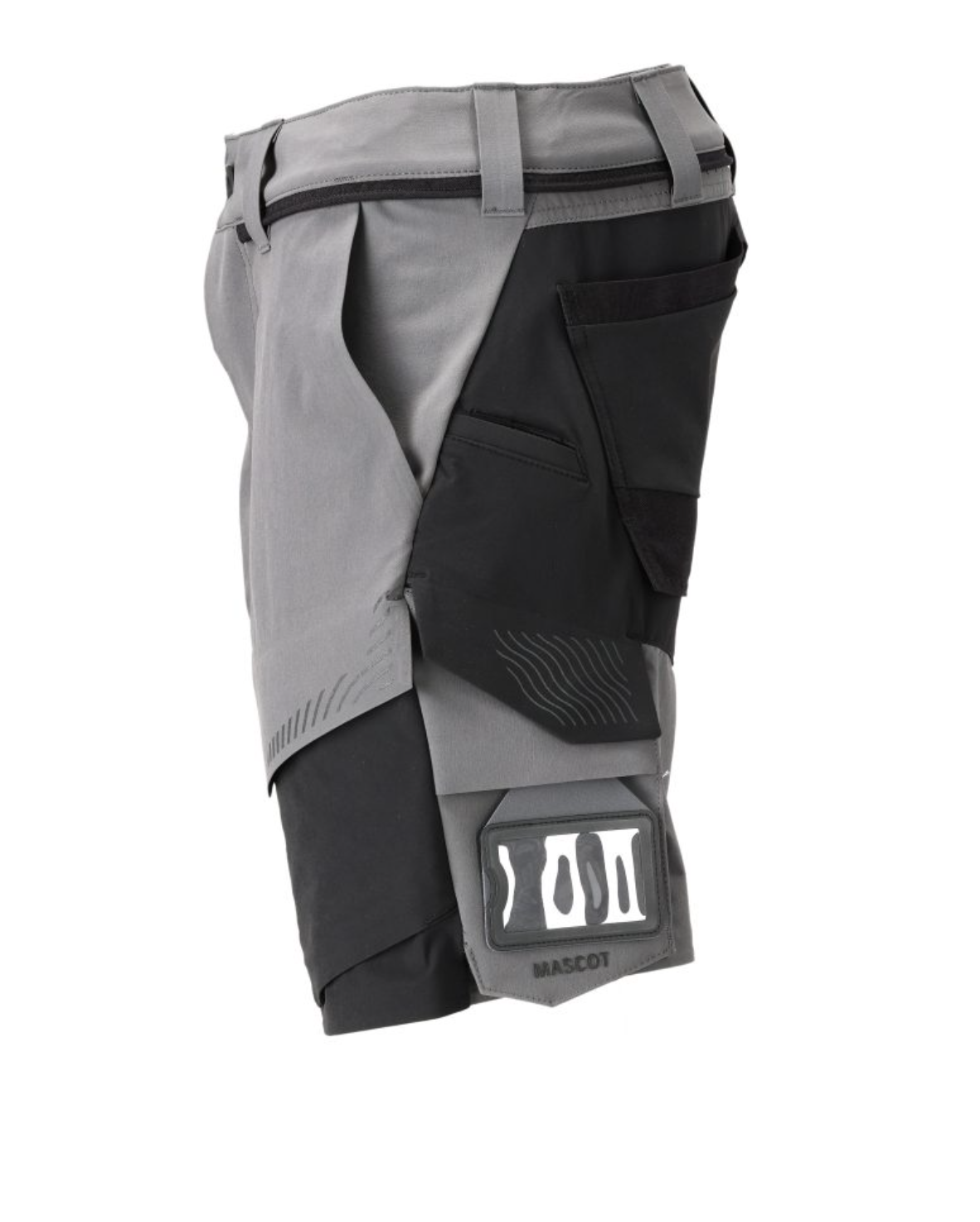 Customized Arbejdsshorts Full Stretch, Herre, Grå/Sort - Mascot 22149-605-5689