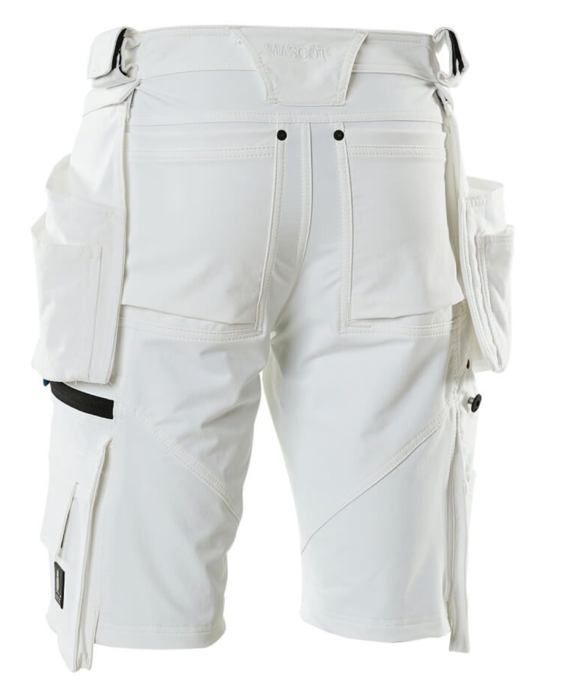 Mascot Advanced håndværkershorts full stretch, Hvid - Mascot 17149-311-06