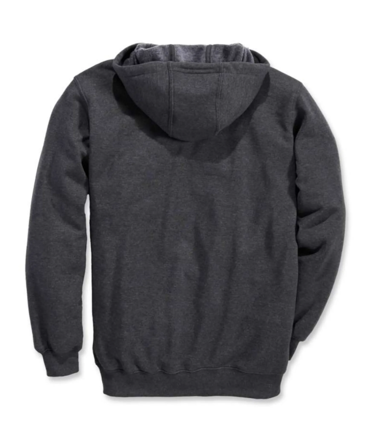 Hættetrøje Signature Logo Midweight, Herre, Carbon heather - Carhartt 100074 - 026