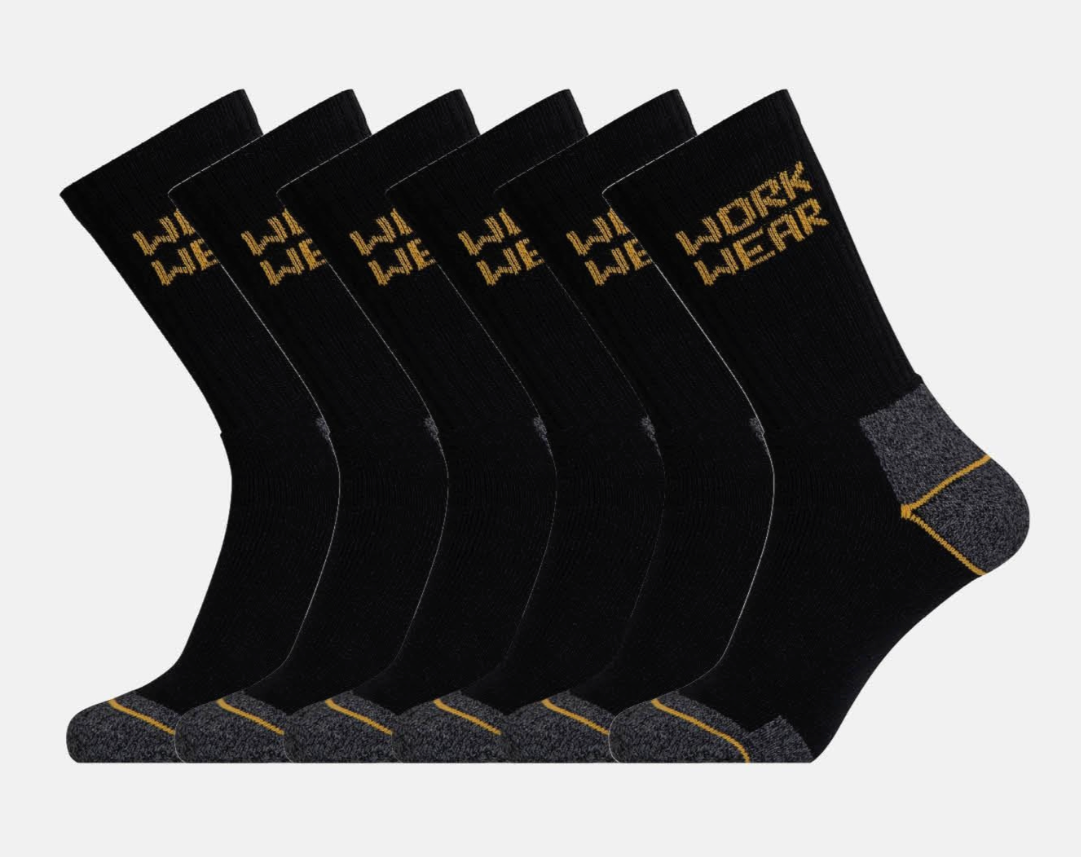 WORK WEAR 6 PACK TERRY SOCKS - Proactive 459 - 82 - Modekompagniet.dk