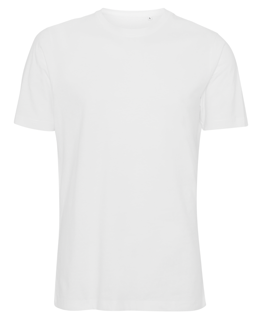 Billig Basic T-shirt Unisex, Hvid - ST144