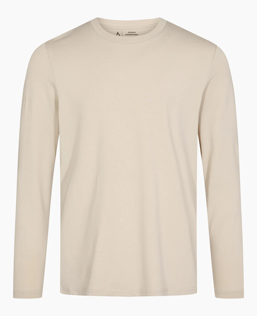 Langærmet Bambus T-shirt - Basic Sand