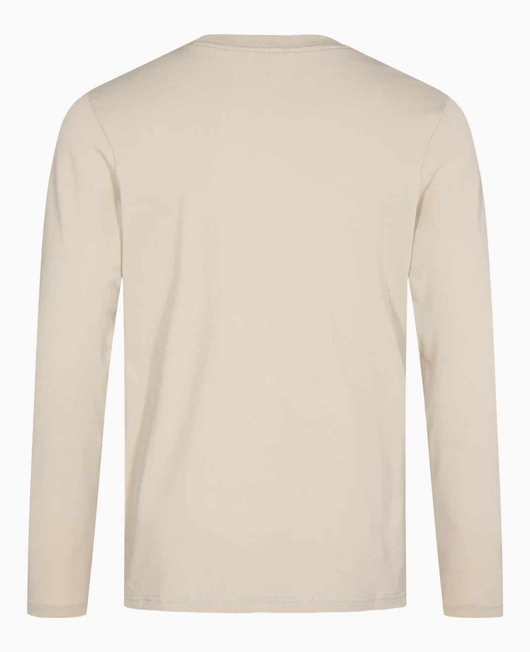 Langærmet Bambus T-shirt - Basic Sand