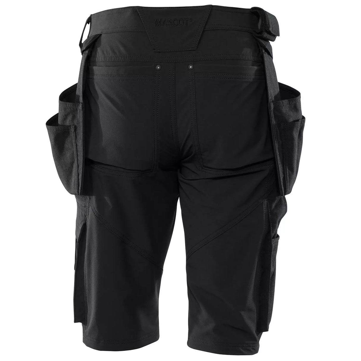 Mascot Advanced håndværkershorts full stretch, Sort - Mascot 17149-311-09