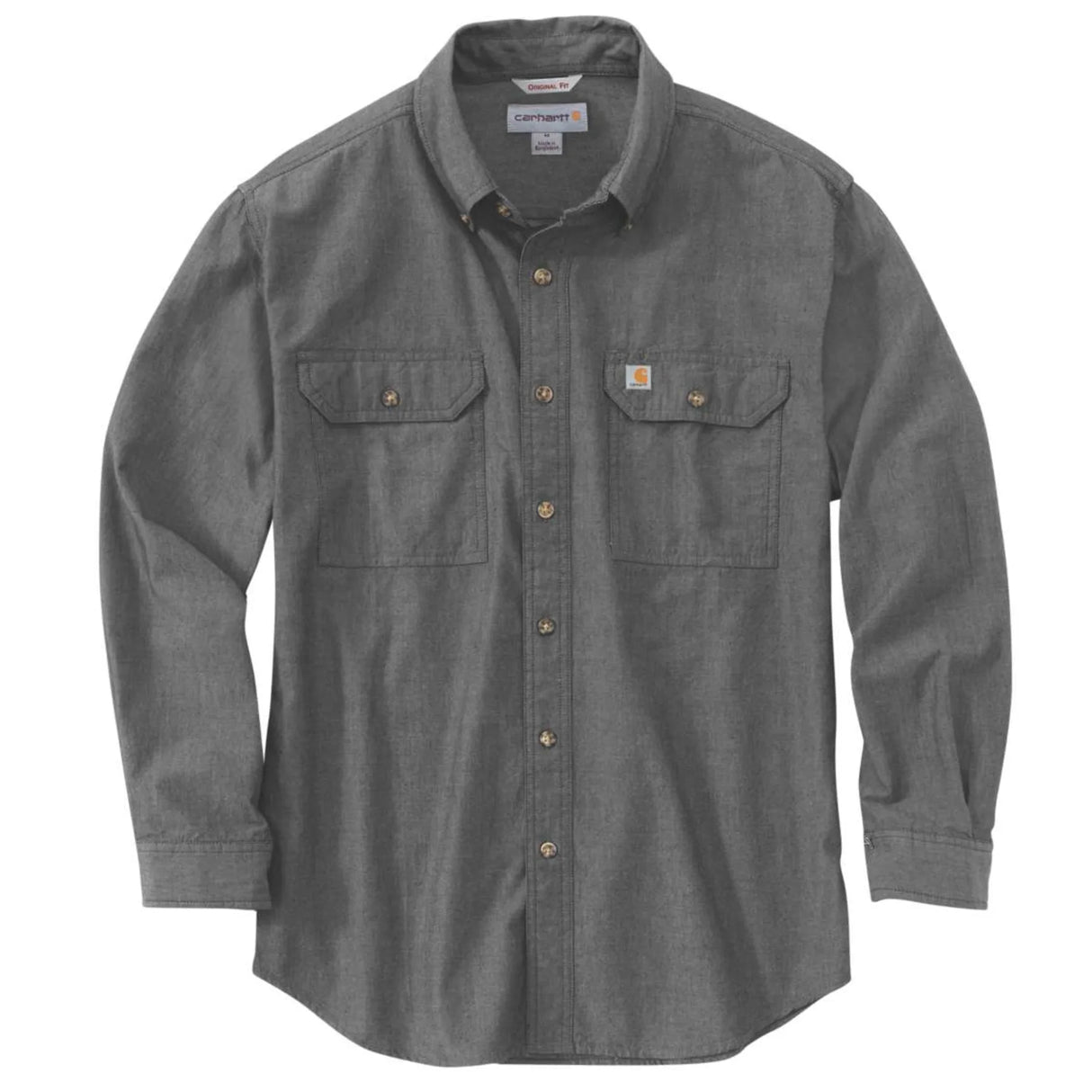 Chambray skjorte, Black Chambray - Carhartt 104368 - BKC