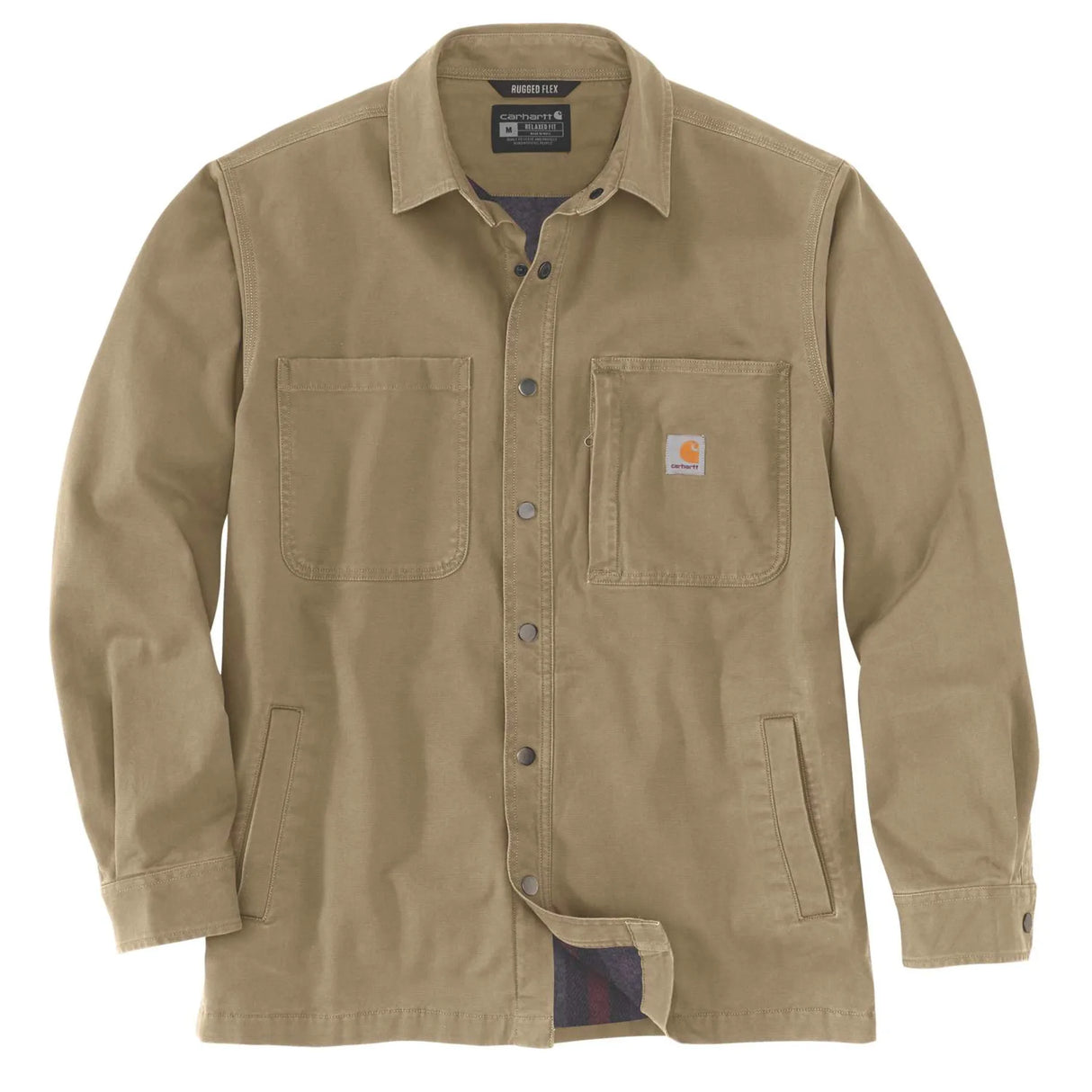 Fleece, Foret Skjortejakke, Dark Khaki - Carhartt 105532 - DKH