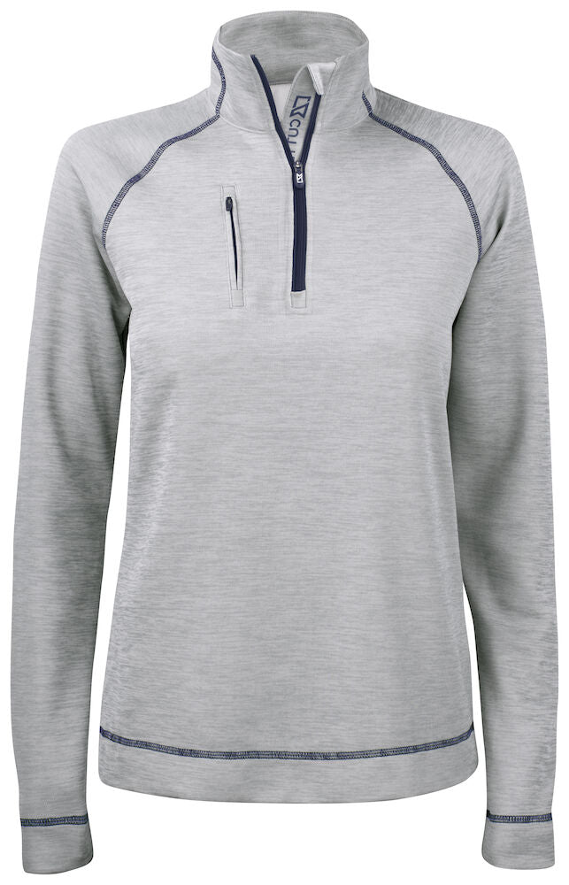 Chambers Half Zip, Dame, Grå - Cutter & Buck 358413