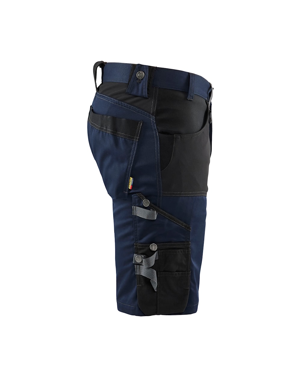 Håndværkershorts med Stretch, Herre, Marine blå/Sort - Blåkläder 1798