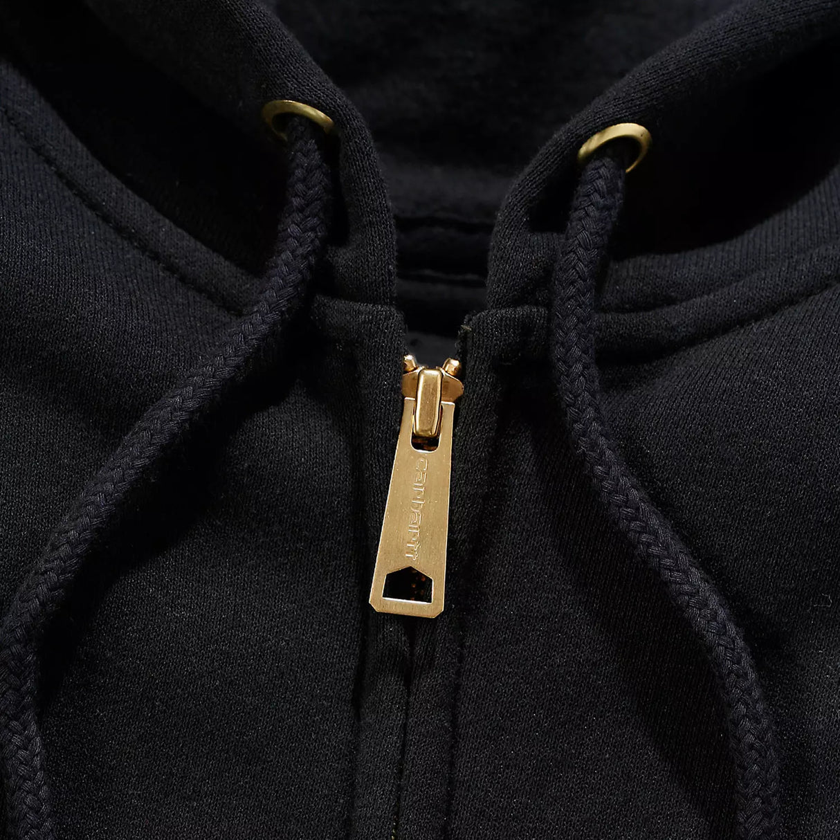 Hættetrøje Med Lynlås, Sort - Carhartt K122