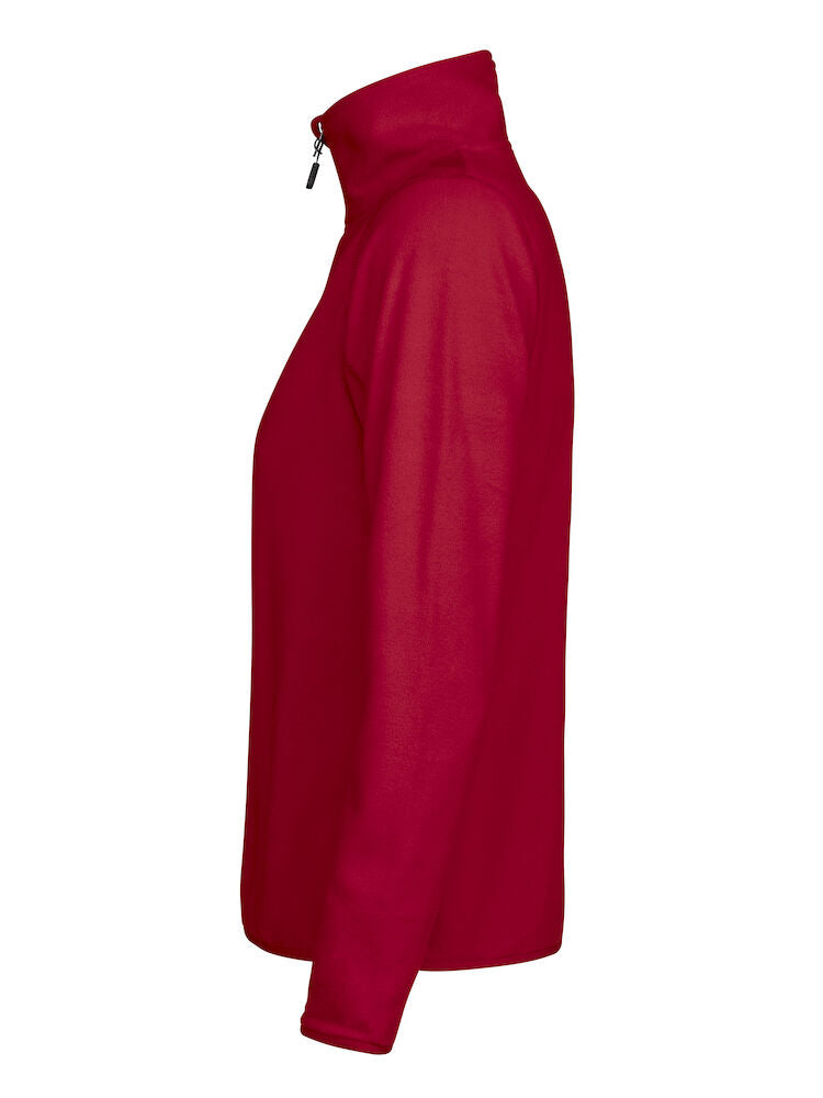 Melton Halfzip Dame - Rød - D.A.D 139045