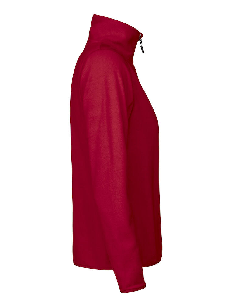 Melton Halfzip Dame - Rød - D.A.D 139045
