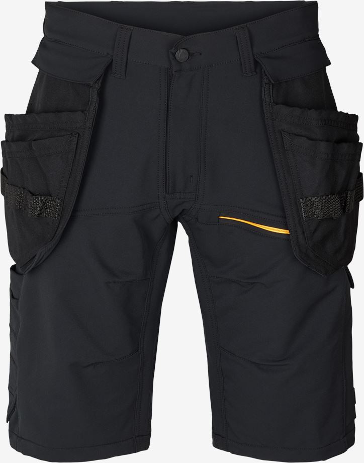 Kansas Evolve Craftsmen håndværkershorts Full stretch, Sort - 132074