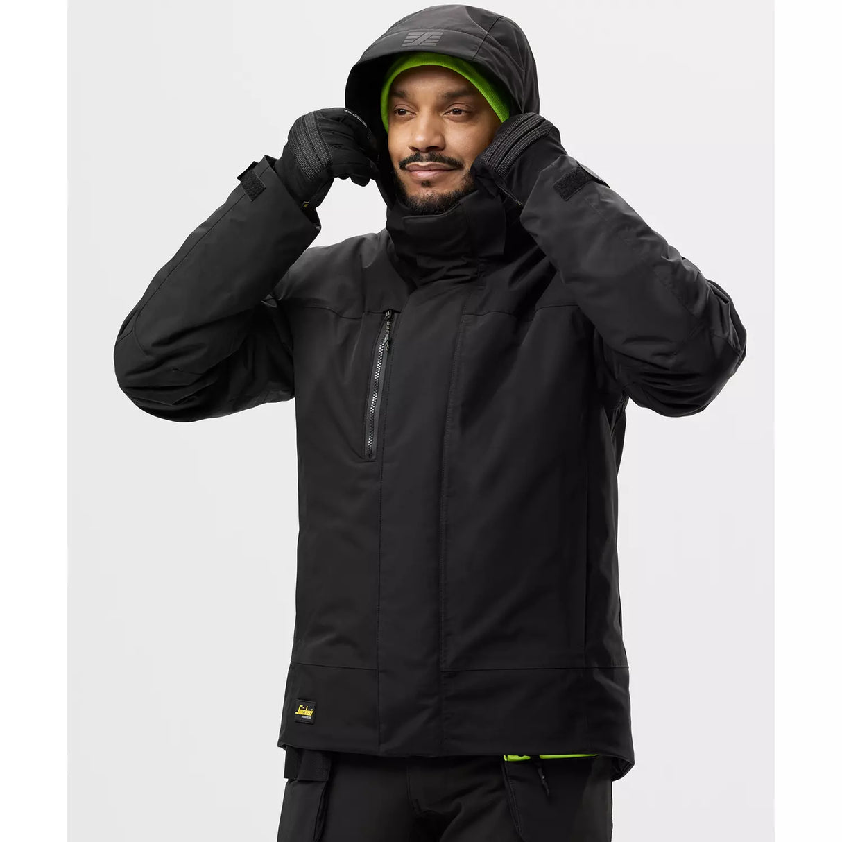 Snickers AllroundWork vinterjakke 1112, Sort, Herre