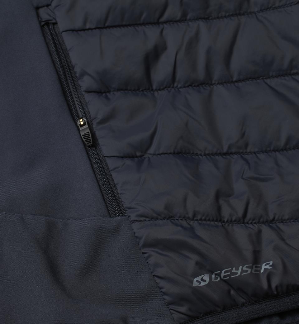 Hybrid Jakke, Herre, Sort - Geyser G21032